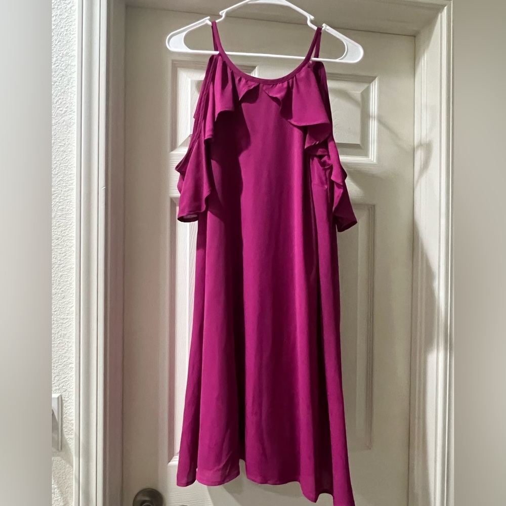 Pink Shoulder Dress